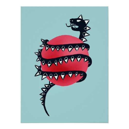 Dragon Snake Gothic Perfect Poster (Voorkant)