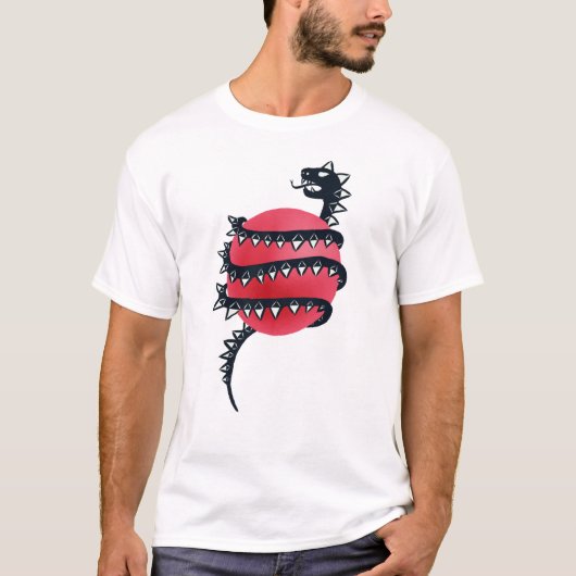 Dragon Snake Gothic T-shirt (Voorkant)