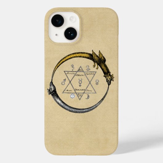 Dragon & Snake Ouroboros Alchemy Case-Mate iPhone Case (Achterkant)
