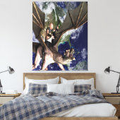 Dragon Song 2 Canvas Afdruk (Insitu (Slaapkamer))