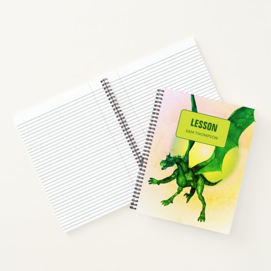 Dragon Specialized Lesson Composition School Notitieboek (Binnen)