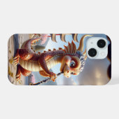Dragon spelen klarinet iphone case iPhone 15 case (Achterkant horizontaal)