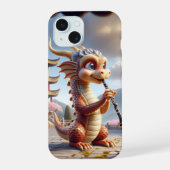 Dragon spelen klarinet iphone case iPhone 15 case (Achterkant)