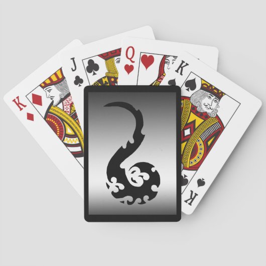 Dragon-spelkaarten dansen pokerkaarten (Achterkant)