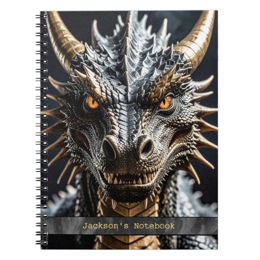 Dragon Spiraal Foto Notitieboek (Voorkant)