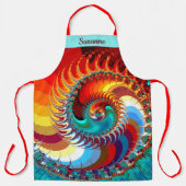 Dragon Spiral All-Over Print Schort (Voorkant)