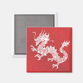 Dragon Spirit Animal Totem Emblem Magneet (Voorkant / Achterkant)