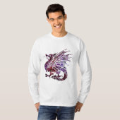 Dragon Spirit Animal Totem Emblem T-Shirt (Voorkant volledig)