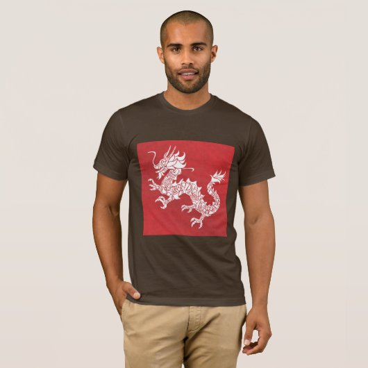 Dragon Spirit Animal Totem Emblem T-shirt (Voorkant volledig)