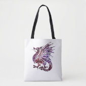 Dragon Spirit Animal Totem Emblem Tote Bag (Voorkant)