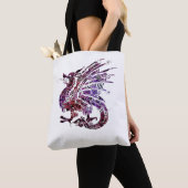 Dragon Spirit Animal Totem Emblem Tote Bag (Dichtbij)