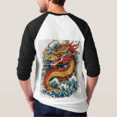 Dragon Spirit: Embrace the Fire beroemd gemaakt do T-shirt (Achterkant)