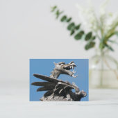 Dragon, stadhuis, Cardiff Visitekaartje (Staand voorkant)