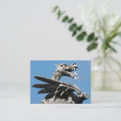 Dragon, stadhuis, Cardiff Visitekaartje (Staand voorkant)