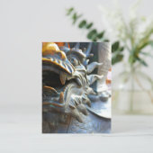 Dragon Statue - Yu Market - Shanghai, China Briefkaart (Staand voorkant)