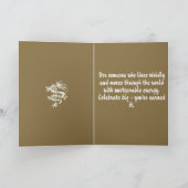 Dragon Stencil Style Cut Out Illustration Kaart (Binnen)