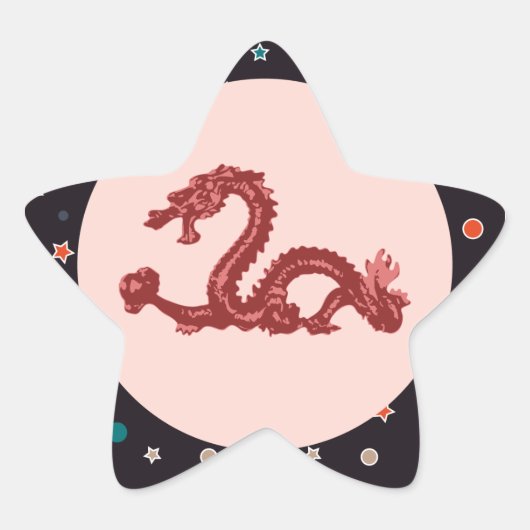 Dragon Ster Sticker (Voorkant)