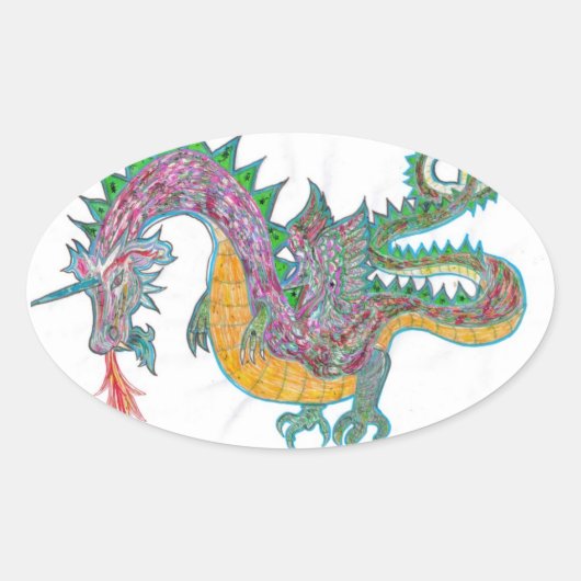 Dragon Sticker (Voorkant)