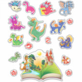 Dragon Sticker Pack bundel in één (Voorkant)