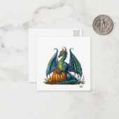 Dragon-stijl voor postkaarten notitiekaartje (Voorkant / Achterkant in situ)