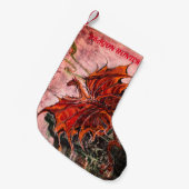 DRAGON STOCKING KLEINE KERSTSOK (Voorkant (Hangend))