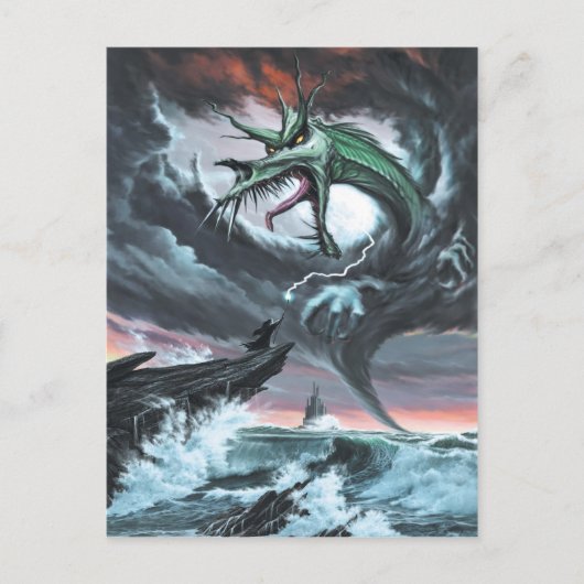 Dragon Storm Briefkaart (Voorkant)