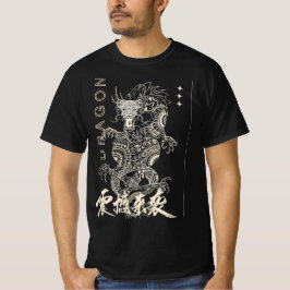 Dragon Streetwear Grafische T-Shirt | Japanse Stij