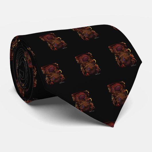 Dragon Stropdas (Opgerold)