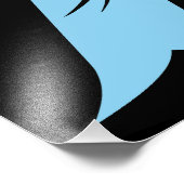 Dragon Styled Letter A, Dragon Alphabet, Monogram Foto Afdruk (Hoek)