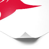 Dragon Styled Letter A, Dragon Alphabet, Monogram Foto Afdruk (Hoek)