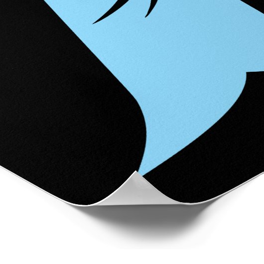 Dragon Styled Letter A, Dragon Alphabet, Monogram Poster (Hoek)