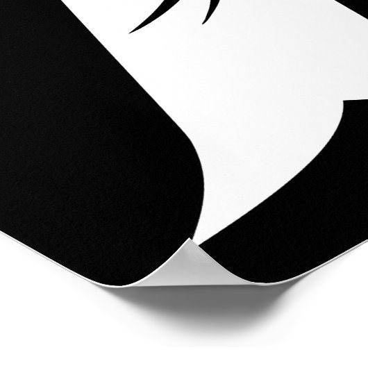 Dragon Styled Letter A, Dragon Alphabet, Monogram Poster (Hoek)