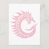 Dragon Styled Letter C, Dragon Alphabet, Monogram Briefkaart (Voorkant)
