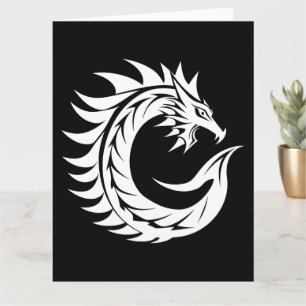 Dragon Styled Letter C, Dragon Alphabet, Monogram Kaart