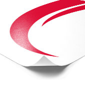 Dragon Styled Letter D, Dragon Alphabet, Monogram Foto Afdruk (Hoek)