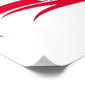 Dragon Styled Letter D, Dragon Alphabet, Monogram Poster (Hoek)