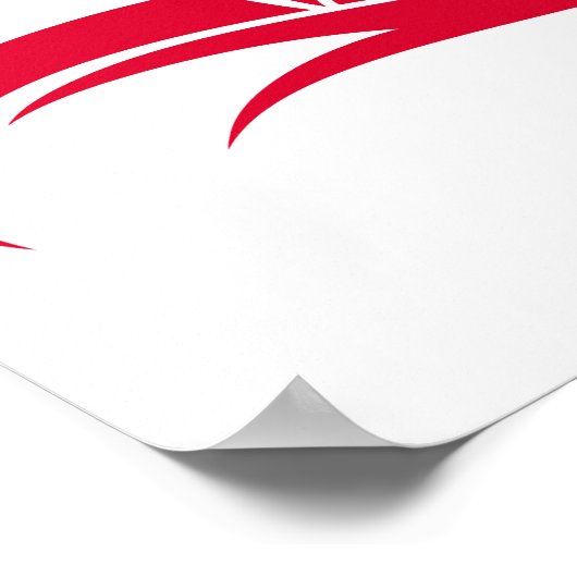 Dragon Styled Letter D, Dragon Alphabet, Monogram Poster (Hoek)