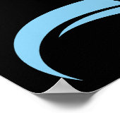 Dragon Styled Letter D, Dragon Alphabet, Monogram Poster (Hoek)