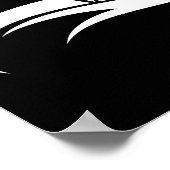 Dragon Styled Letter D, Dragon Alphabet, Monogram Poster (Hoek)