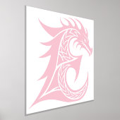 Dragon Styled Letter E, Dragon Alphabet, Monogram Folie Afdrukken (Laagn)