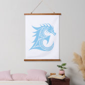 Dragon Styled Letter E, Dragon Alphabet, Monogram Hangend Wandkleed (Slaapkamer)