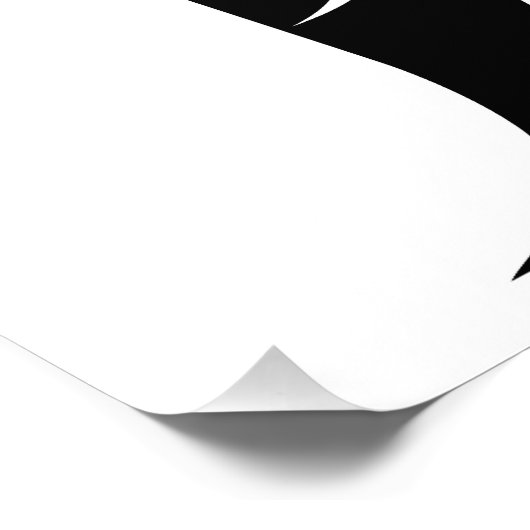 Dragon Styled Letter F, Dragon Alphabet, Monogram Foto Afdruk (Hoek)