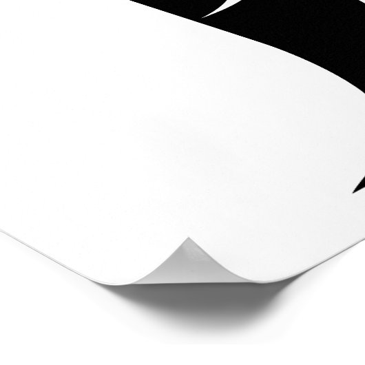 Dragon Styled Letter F, Dragon Alphabet, Monogram Poster (Hoek)