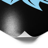 Dragon Styled Letter G, Dragon Alphabet, Monogram Foto Afdruk (Hoek)