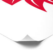 Dragon Styled Letter G, Dragon Alphabet, Monogram Foto Afdruk (Hoek)