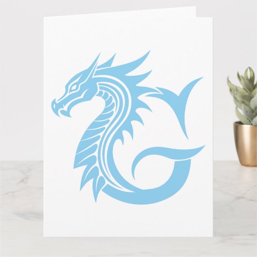 Dragon Styled Letter G, Dragon Alphabet, Monogram Kaart (Kleine Plant)