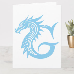 Dragon Styled Letter G, Dragon Alphabet, Monogram Kaart