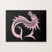 Dragon Styled Letter G, Dragon Alphabet, Monogram Legpuzzel (Horizontaal)