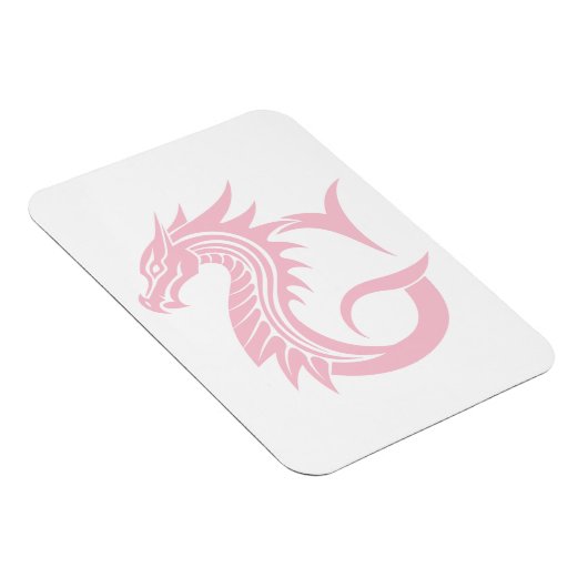 Dragon Styled Letter G, Dragon Alphabet, Monogram Magneet (Rechterzijde)