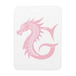 Dragon Styled Letter G, Dragon Alphabet, Monogram Magneet